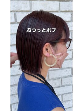 オーガニックエコ 川越(organic+eco) 20代30代大人かわいいぷつっとボブ♪