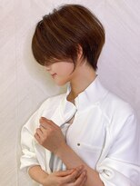 ロンド ストラーダ 心斎橋(Lond strada)&nbsp;ショート×ハイライト白髪ぼかし×シルキーベージュ[心斎橋]