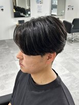 ニアウ 太田店(Niau)&nbsp;センターパートニュアンスパーマスパイラルパーマメンズパーマ