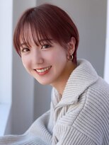 ソイクフ 高田馬場店(SOY-KUFU)&nbsp;20代30代40代イメチェンフルバングレッドブラウン似合わせカット