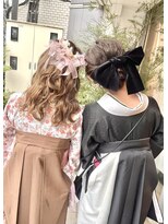 ゼストカロン(ZEST Kalon)&nbsp;【椋井アノ】袴着付け+リボンアレンジ