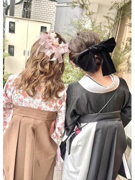 ゼストカロン(ZEST Kalon) 【椋井アノ】袴着付け+リボンアレンジ