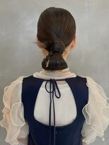 シアン(SYAN)&nbsp;【miyu】ヘアセット/結婚式ヘアセット/ヘアアレンジ/タイトヘア