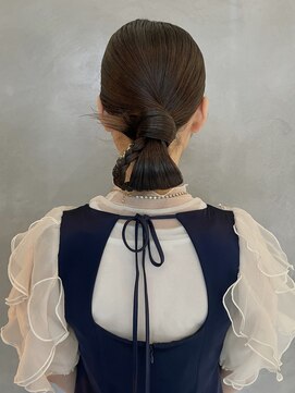 シアン(SYAN) 【miyu】ヘアセット/結婚式ヘアセット/ヘアアレンジ/タイトヘア