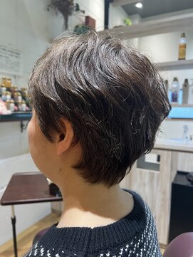 チアー ヘアリラクゼーション(cheer HAIRRELAXATION) クセを活かしたショートボブ