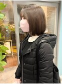 ミニボブ×透明感カラーA-16
