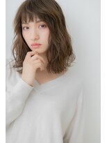 カバーヘア ブリス 大宮西口(COVER HAIR bliss)&nbsp;フレンチカジュアルくせ毛風ゆるふわミディX大宮20代30代40代