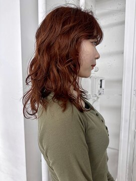 レコ 渋谷(LECO) ブラッドオレンジウェーブデザインカラー