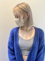 リト(riTo)&nbsp;20代暗めカラーデザインカラーロングオリーブグレージュベージュ