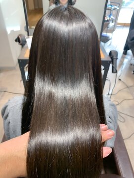 レオン(Re:ON) 縮毛矯正×ロングヘア