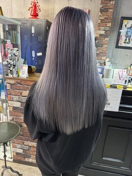 ルーナヘアー(LUNA hair) ダブルカラー シルバー ラベンダー20代30代40代50代ブリーチ