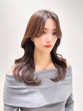 ノエシキカ(noe sikika) 韓国レイヤー前髪なし20代30代E140