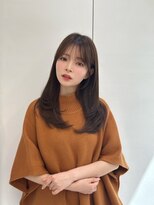 韓国スタイル/ナチュラルくびれヘア_くびれ巻き_レイヤーカット