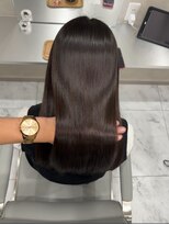 キング(K!ng) 縮毛矯正髪質改善ハイライトレイヤーカット枚方美容室エクステ