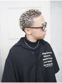 ドリルパーマ×ハイトーン