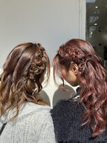 グラス 春吉1号店(glass)&nbsp;デザインたっぷりライブ前ヘアセット