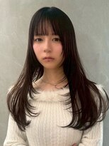 ウェイビーズ(WAVY'S)&nbsp;xカット/ホワイトグレージュ/レイヤーカット/チェリーブラウン