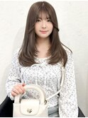 新宿韓国風ワンカールレイヤーまろみベージュカラー
