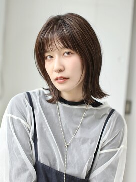 フェリチタ フィロ 大泉学園(FELICITA filo) 大人ハイライト×ぱっつんボブ