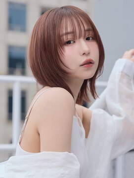 ココ なかもず店(COCO) レイヤーカット/ボブ/髪質改善/小顔/ココアベージュ