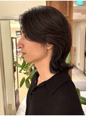 メンズヘア メンズミディアム メンズパーマ 銀座 フェザーパーマ