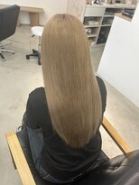 ヴィンスジオ 岐阜駅南(vince gio) ミルクティーベージュ/髪質改善トリートメント