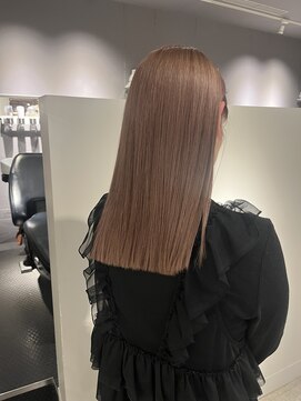 ヘアーエスクールシーユー 枚方T-SITE店(hair S.COEUR×Cu) ピンクパールカラー/大阪枚方美容室