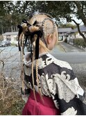 個性派ヘアセット