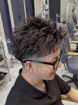 ハッシュタグネイビー 仙台駅前店(#NAVY)&nbsp;仙台スパイラルスパイキーショートフェザーパーマシャドウパーマ