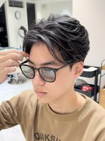 バース 梅田中崎町店(BIRTH)&nbsp;50代40代白髪ぼかしシルバーメッシュバレイヤージュ