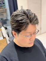 バース 梅田中崎町店(BIRTH)&nbsp;50代40代白髪ぼかしシルバーメッシュバレイヤージュ