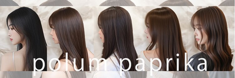 ポルム パプリカ(polum paprika)のサロンヘッダー