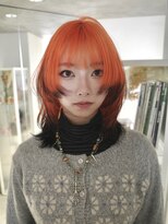 クペウヘイヴン(cope'u HAVEN)&nbsp;原宿/ウルフカット レイヤー デザインカラー ルーツカラー