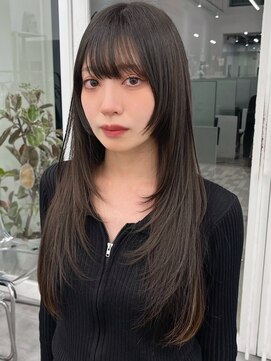 ニトバイアンキシム(nit by ahnkism) ストレートハッシュロングレイヤー