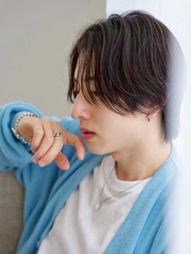 シーク 八王子(CHIC) 毛流れシースルーセンターパート縮毛矯正八王子