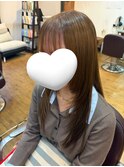 レイヤースタイル／ストレート(縮毛矯正)