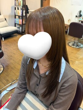 ヘアーメイク スロー(Hair make Slow) レイヤースタイル／ストレート(縮毛矯正)