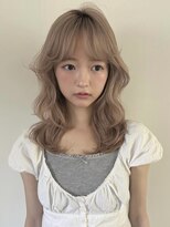 シエカ(CIECA.)&nbsp;ミルクティーブロンド/デジタルパーマ/ニュアンスウルフ