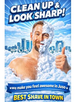 ノーキャップバーバーショップ 十三(NO CAP BARBER SHOP)の写真/#アガるSHAVING - 刃当たりまでこだわり抜くプロのシェービング。肌を整え、男の品格をアップデート