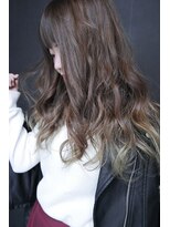 ミエルヘアーブラン(miel hair blanc)&nbsp;グラデーション×ナチュラルロング【miel hair blanc】