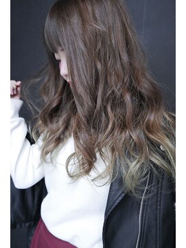 ミエルヘアーブラン(miel hair blanc) グラデーション×ナチュラルロング【miel hair blanc】