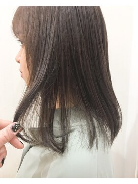 ジャストビューティー リアリー(just beauty Really) 切りっぱなしボブ/シアベージュ【横須賀中央/学割u24】