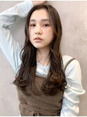 ナチュラルワンカール_ココアブラウンフリンジウェーブ_7222