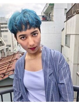 ジーナ オモテサンドウ(XENA) マニッシュマッシュライトブルー