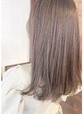 毛先 内巻き サラサラ ストレート ヘアスタイル