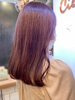 シエルバイアフロート(ciel by afloat)&nbsp;〇ブリーチなし ピンクブラウン 艶カラー