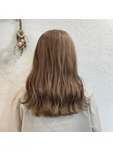 ミルクティーベージュ/美シルエット/大人かわいい