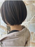 丸みがかわいい楽ちんショートボブ