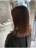 さらっと外ハネ ツヤ髪イノアカラー 20代 30代 40代