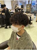 ツイストスパイラル　刈り上げ　メンズマッシュ